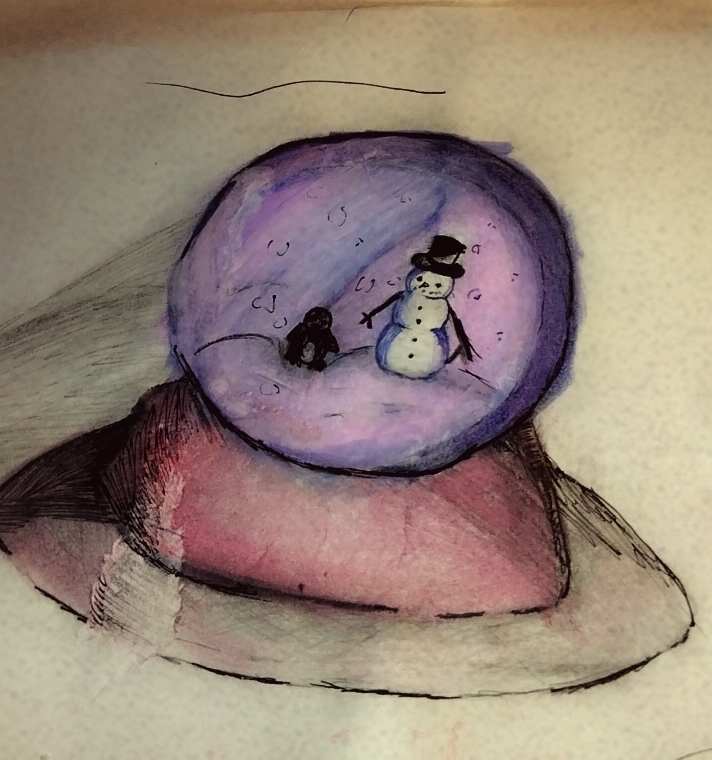 winner of the anime club's winter art contest