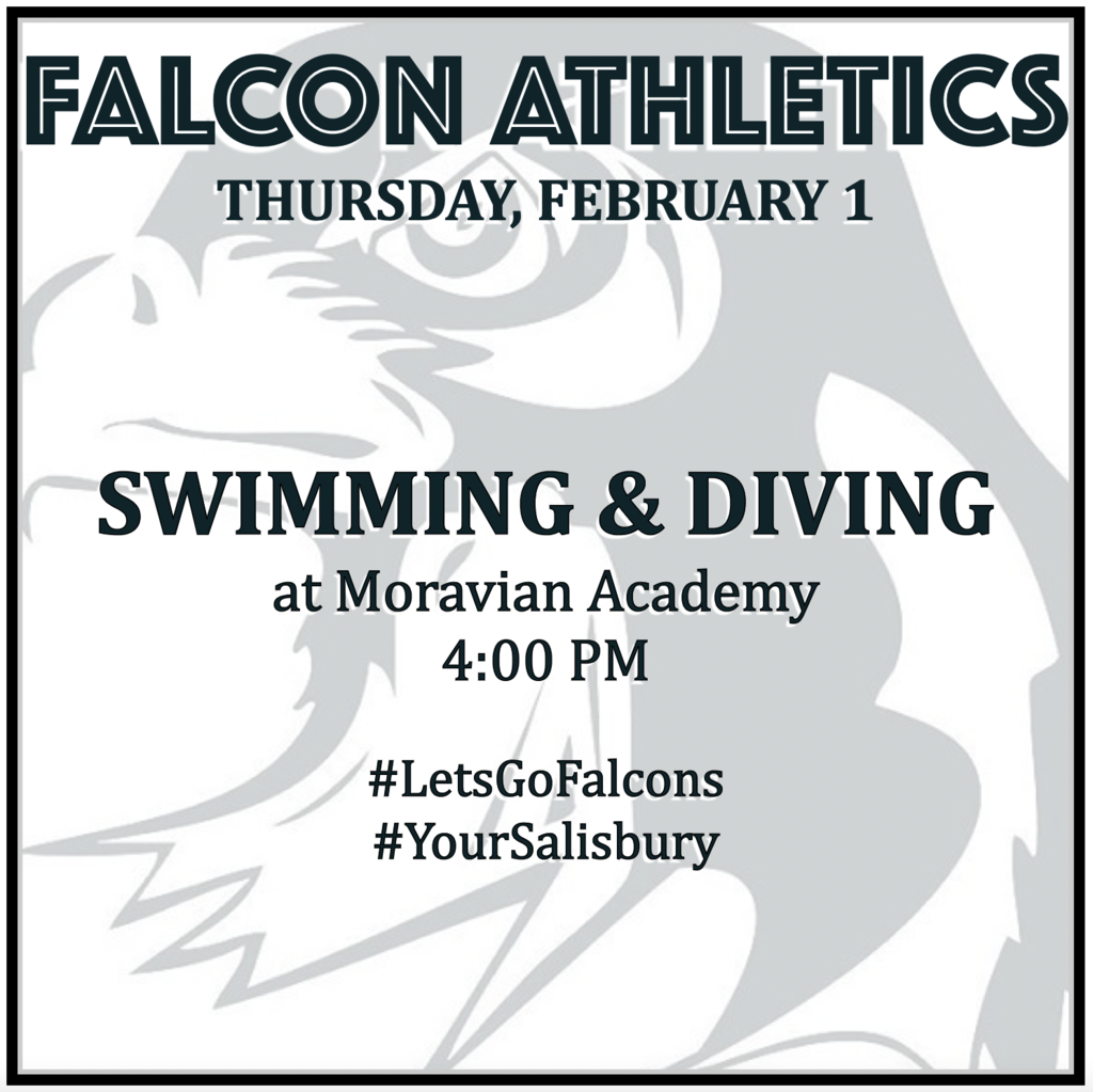 SWIMMING & DIVING at Moravian Academy: 4:00 PM.