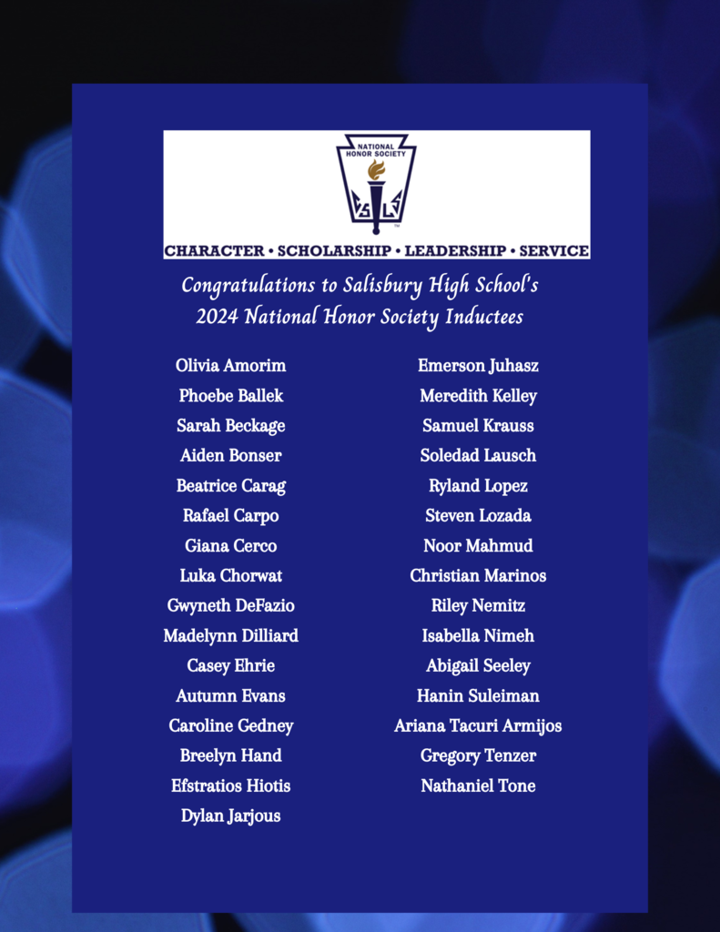 NHS Inductees