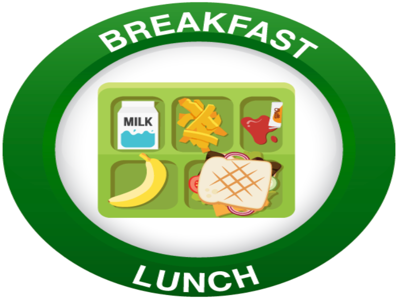Breakfast and lunch clipart