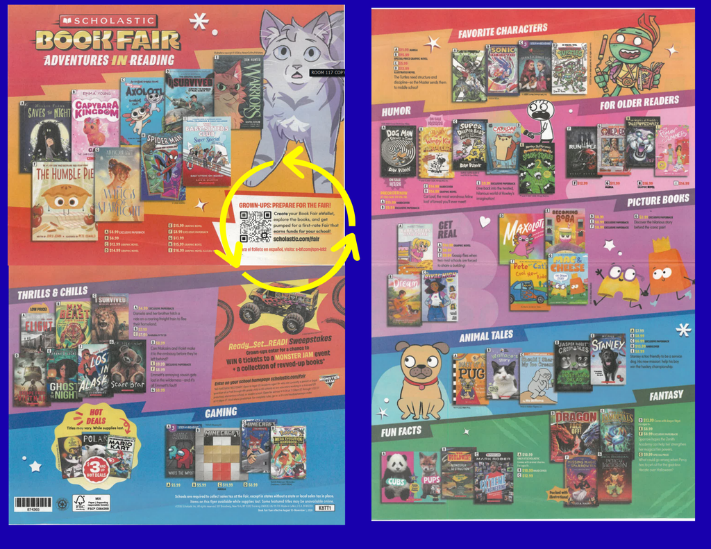 book fair flyer
