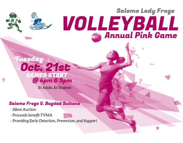 pink game flyer