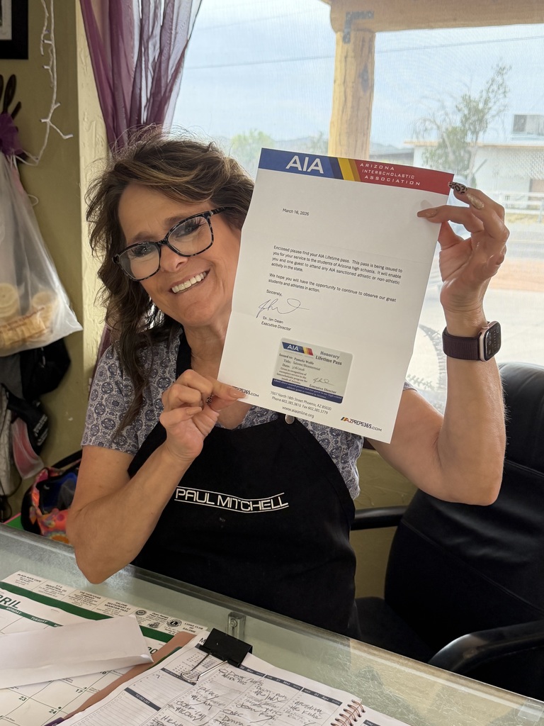 pam wolfe with aia pass