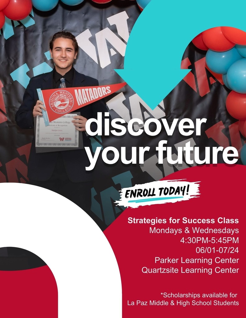 Guy holding AWC banner on a flyer for enrolling in an AWC class.
