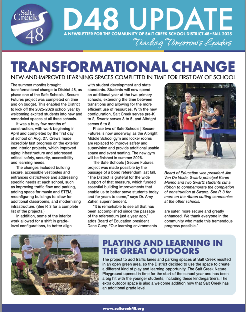 D48 Update - Fall 2025