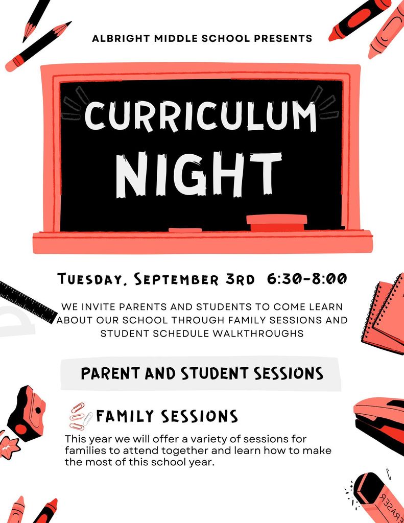AMS Curriculum Night Flyer