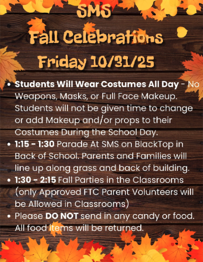 Swartz Fall Celebrations Friday 10/31/25