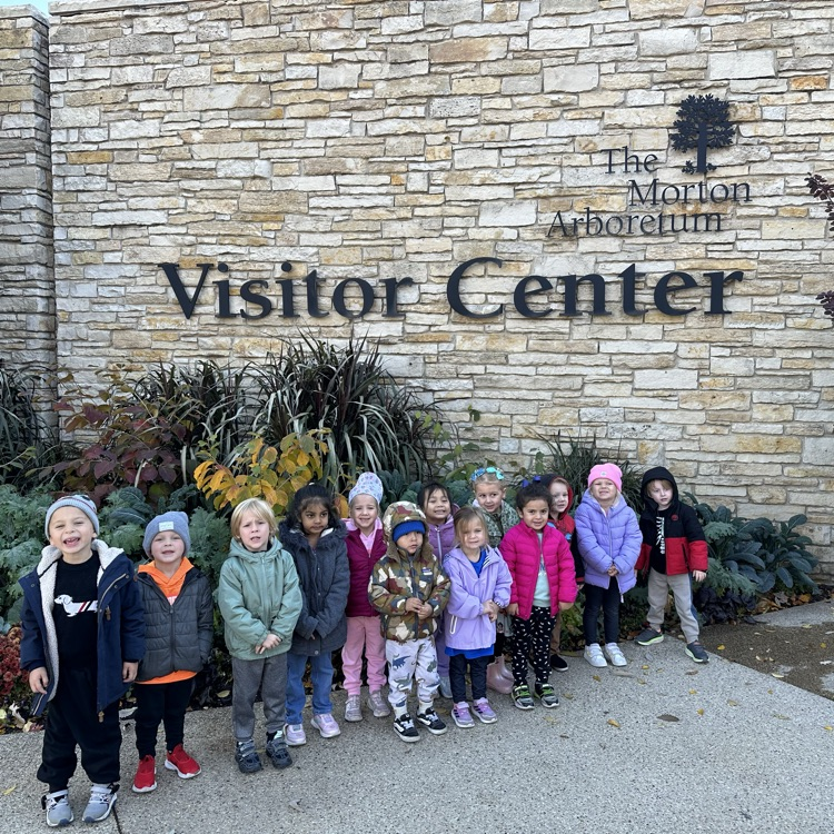 Preschool visits The Morton Arboretum 🌳