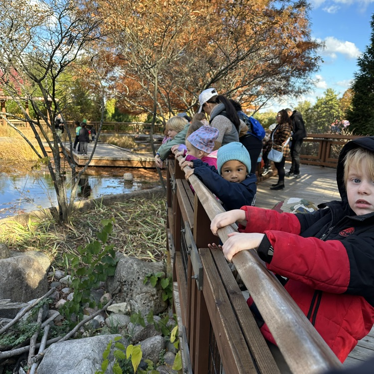 Preschool visits The Morton Arboretum 🌳