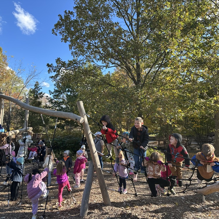 Preschool visits The Morton Arboretum 🌳