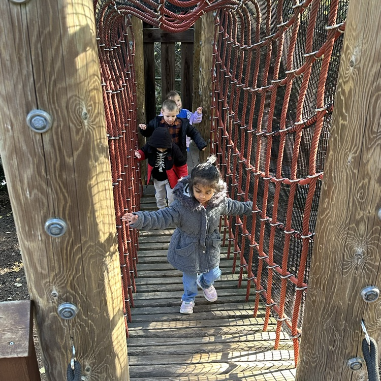 Preschool visits The Morton Arboretum 🌳
