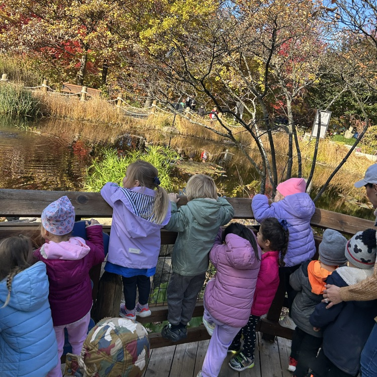 Preschool visits The Morton Arboretum 🌳