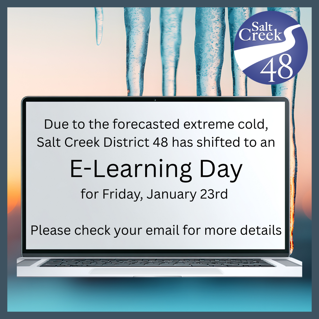 E Learning Day: Friday, January 23rd.