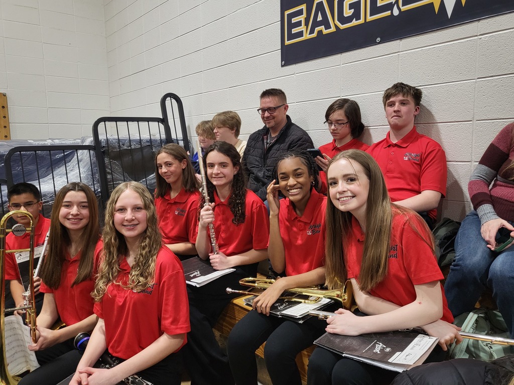 Albright Band students listening to performance
