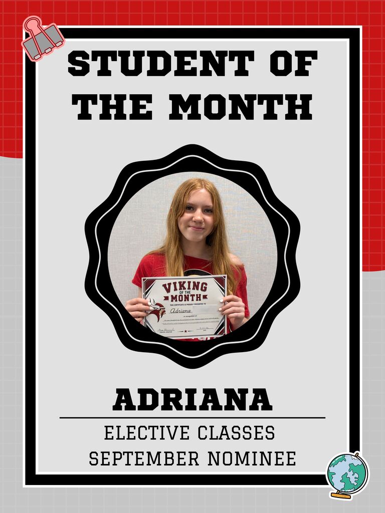 September Student of the Month