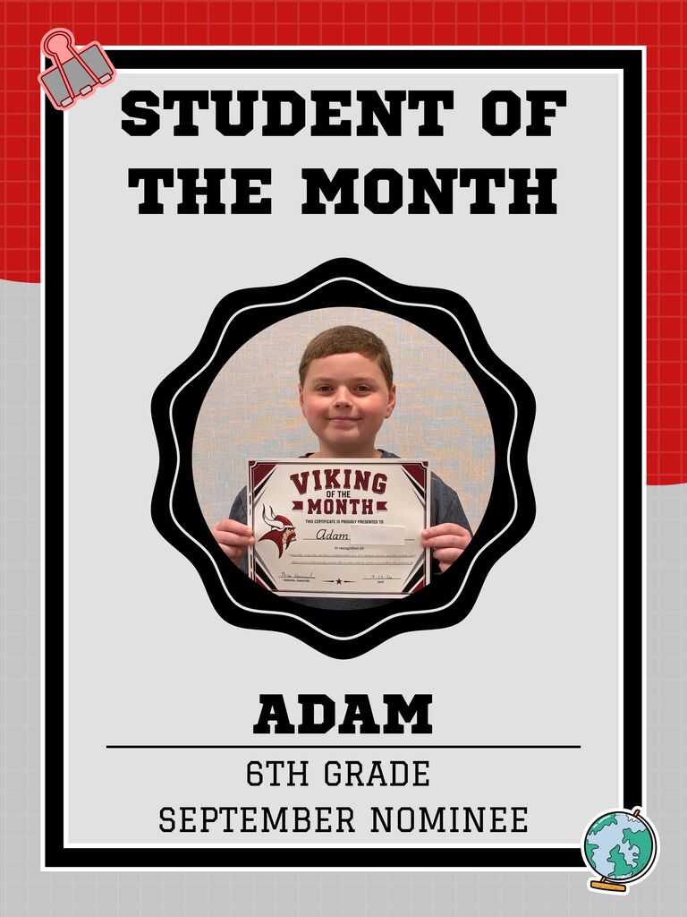 September Student of the Month