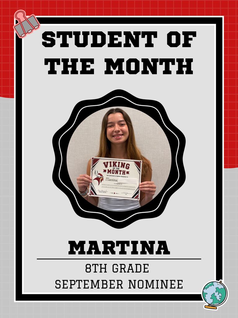 September Student of the Month