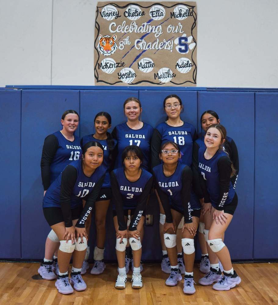 SMS Girls Volleyball team image