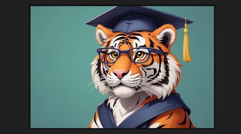 SHS graduation tiger clipart