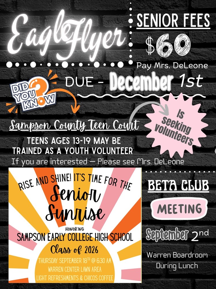 Eagle Flyer Sept. 2-5