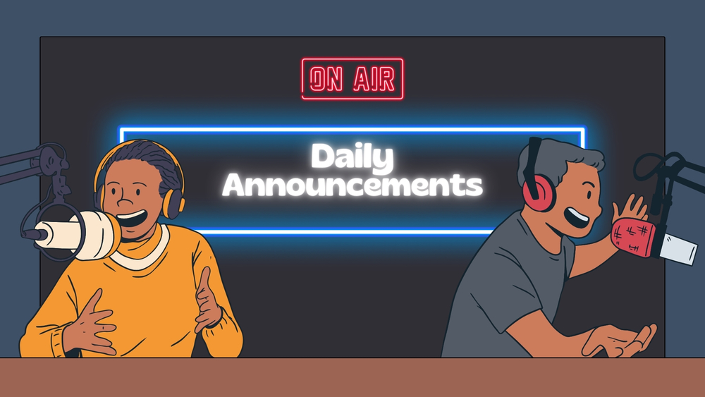 Daily Announcements
