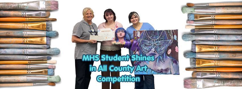 MH S Student Shines at All County Art Competition