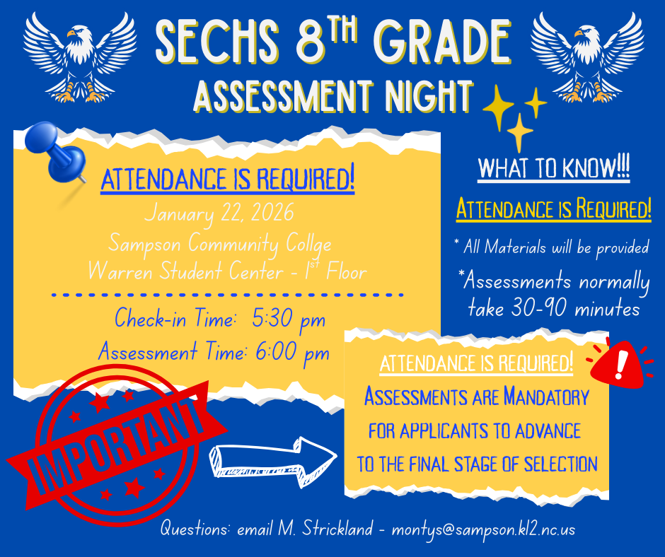 8th Grade Assessment Night