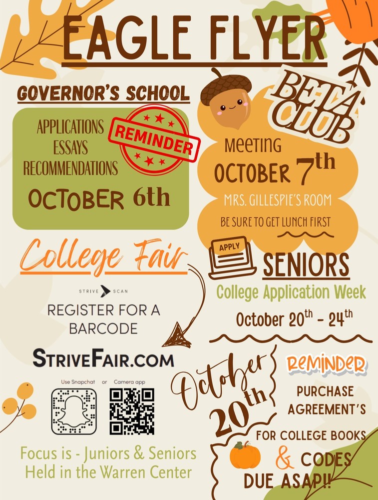 Eagle Flyer Sept 29 - Oct 3