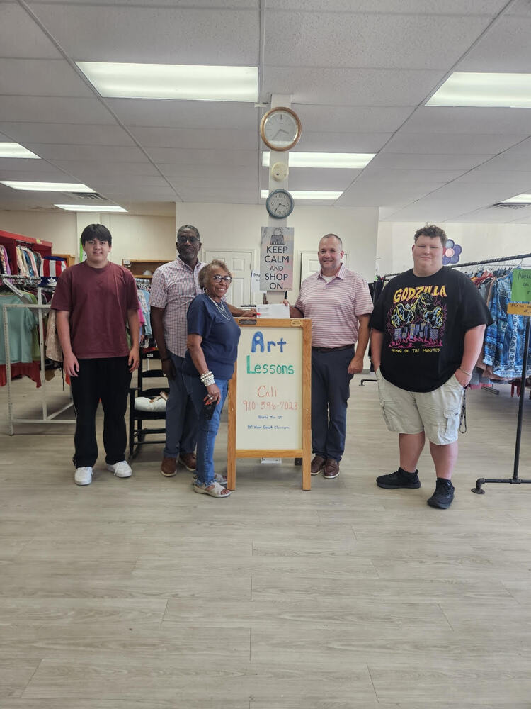 Band receives donation