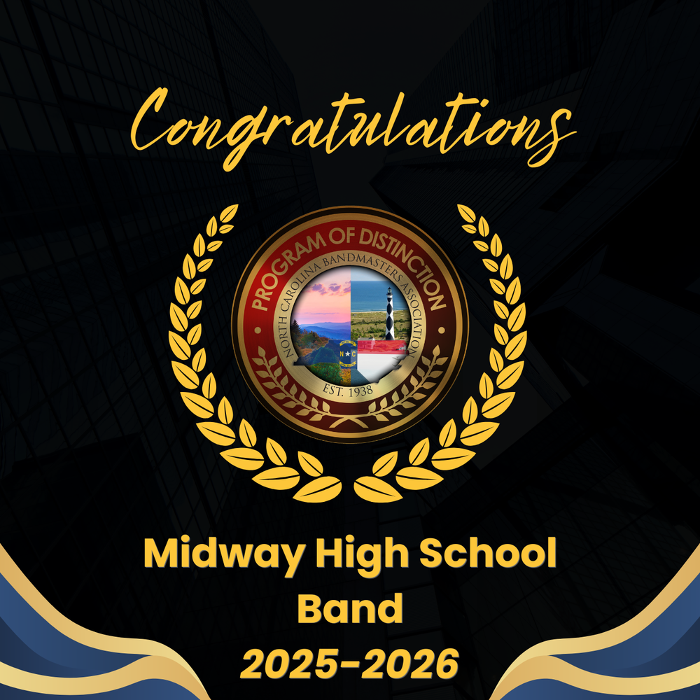 Congratulations MHS Band, Program of Distinction!