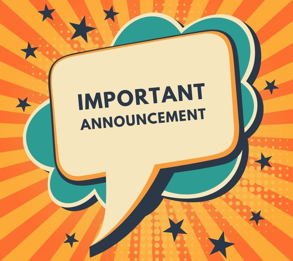 Important Announcement