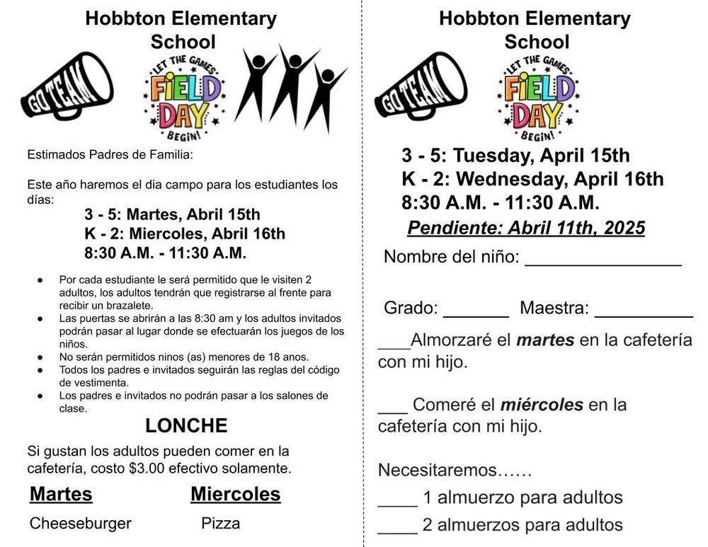 Field Day Info Spanish