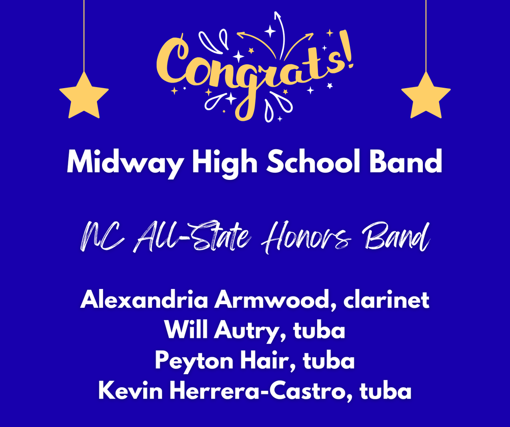 Congratulations MHS All-State Honors Band Participants