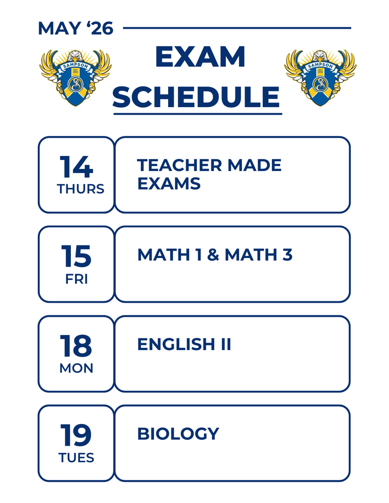 Exam Schedule