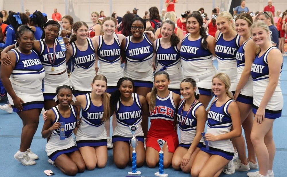 MHS Cheerleaders at Competition