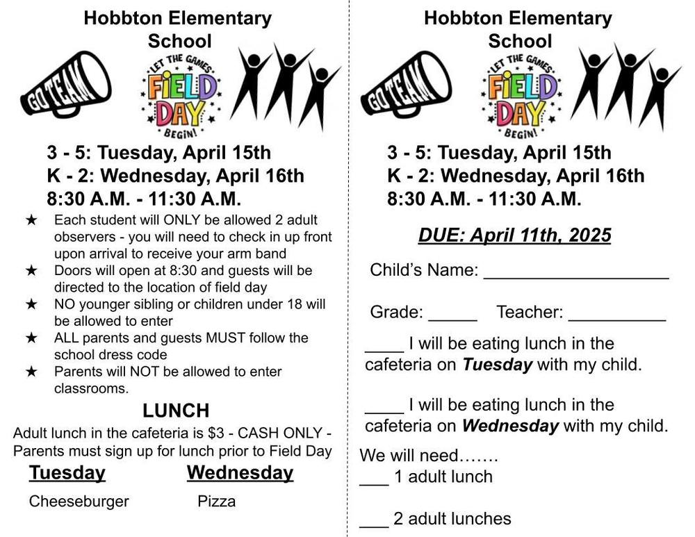 Field Day Info English