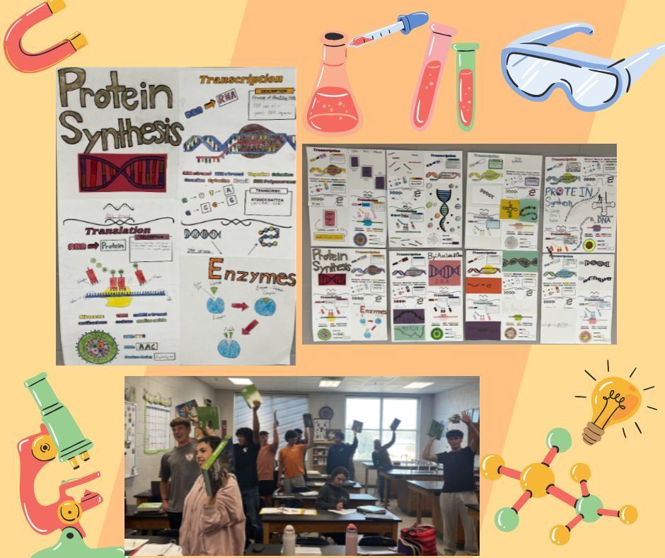 Mrs. Leasa Hodges' Science Class shows off their hard work!