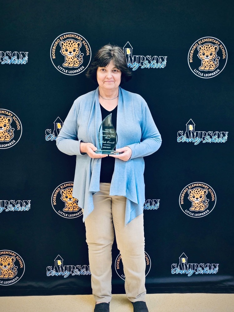 Mrs. Carroll teacher of the Year 26-27 school year