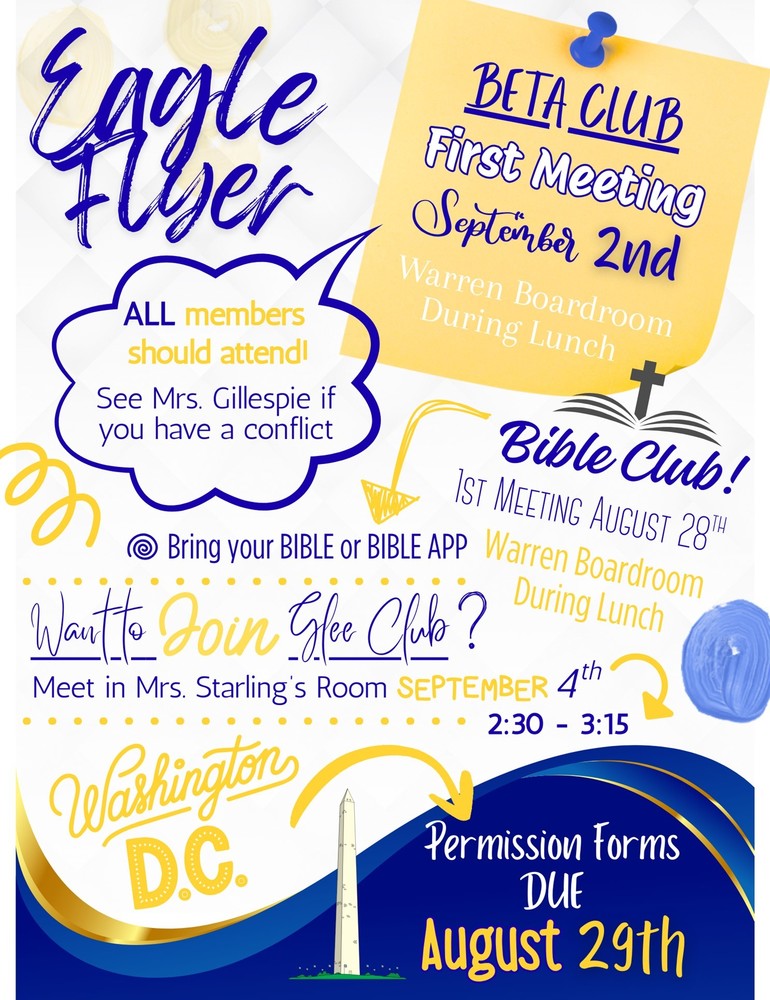 Eagle Flyer August 25 - 29