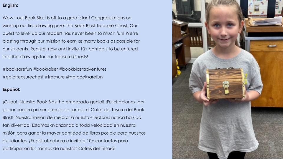 Book Blast 1st Winner