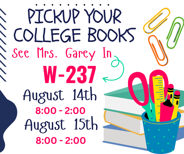 College Book/Code Pick Up 
