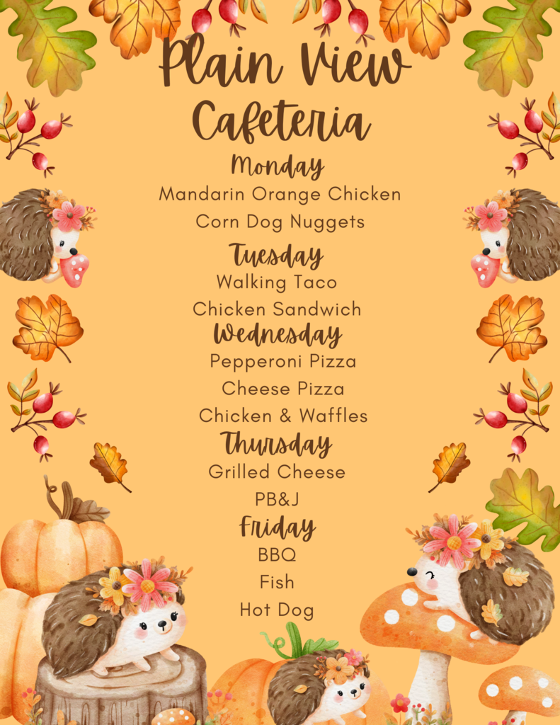 Lunch Menu