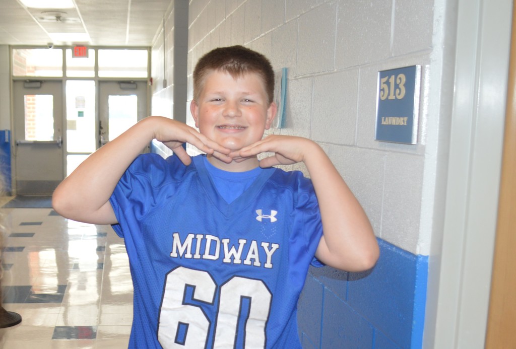 Channing Jackson is all smiles!