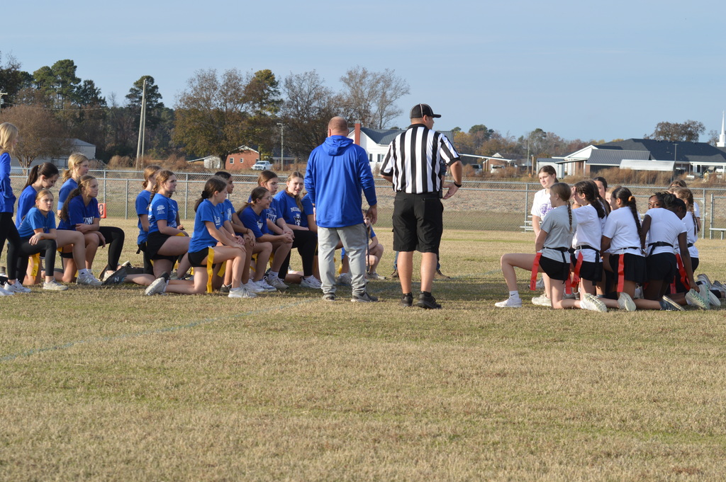 Teams getting ready for some healthy competition.