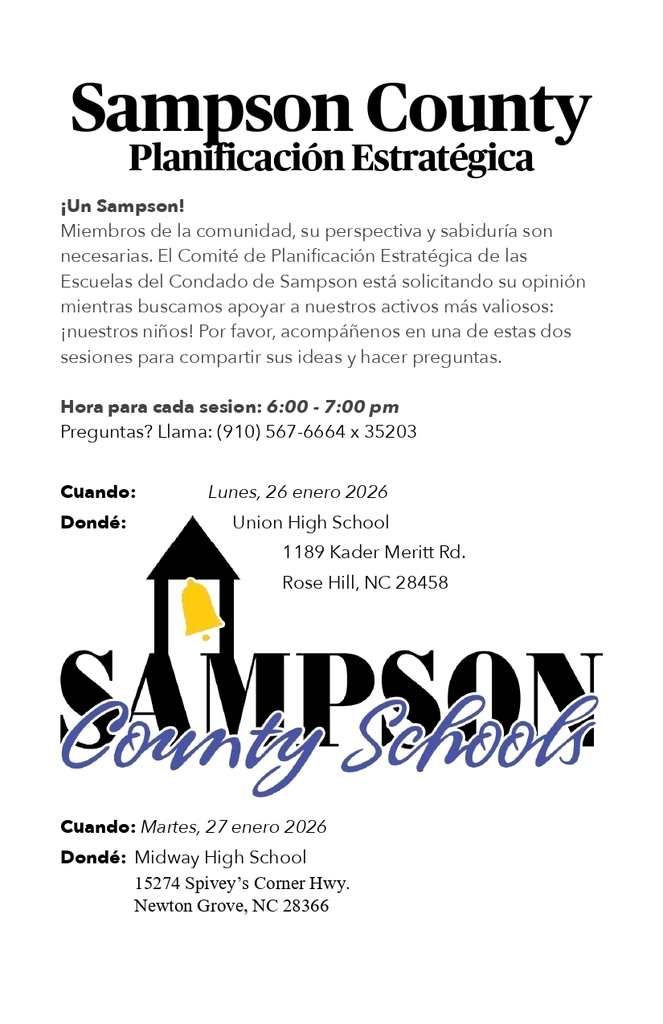 strategic planning flyer spanish