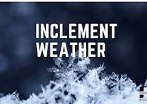 Inclement weather