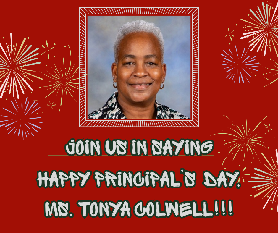 Happy Principal's Day to Tonya Colwell