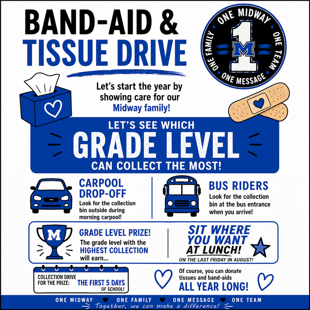 Band Aid and Tissue Drive