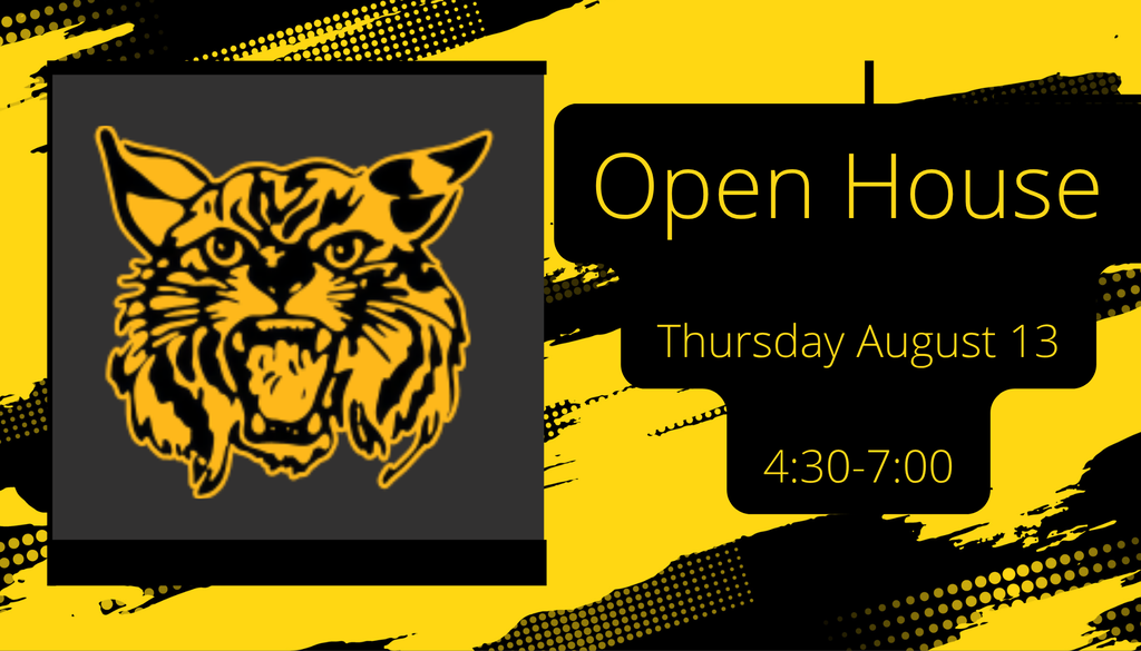 Open House Thursday August 13 4:30-7:00