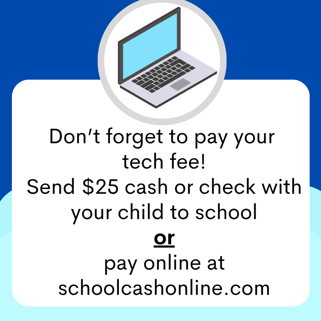 Tech Fee Reminder